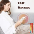 thumbnail image 5 of Tefici Manta eléctrica con calefacción, franela suave y súper acogedora de 2 capas, manta térmica de 50 x 60 pulgadas con 3 niveles de calefacción y 4 horas de apagado automático, lavable a máquina, c, 5 of 5