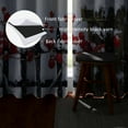 thumbnail image 6 of Aristuring Cardinal Snow Perforated Blackout Curtains 2-Pack Light Blocking Curtains Christmas Theme 63x72in, 6 of 8