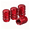 Red, variant on Clearance!!! 4-Pack Aluminum Tire Valve Stem Caps,Rust-Free Metal Screw-On Hexagon Design Caps, Universal for Cars/Trucks/Bikes/Motorcycles