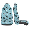 thumbnail image 4 of Fotbe Cute Dog Footprints Pattern Automotive Seat Covers for Cars Trucks and SUVs – Car Seat Covers for Front Seats,Protective Seat Covers,Vehicle Seat Covers, Set of 2, 4 of 9