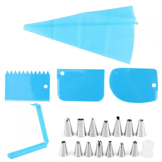 Kit de decoración de pasteles, 20 piezas para decoración de pasteles, kit para hornear pasteles, juego para hornear pasteles, características de vanguardia Jadeshay A