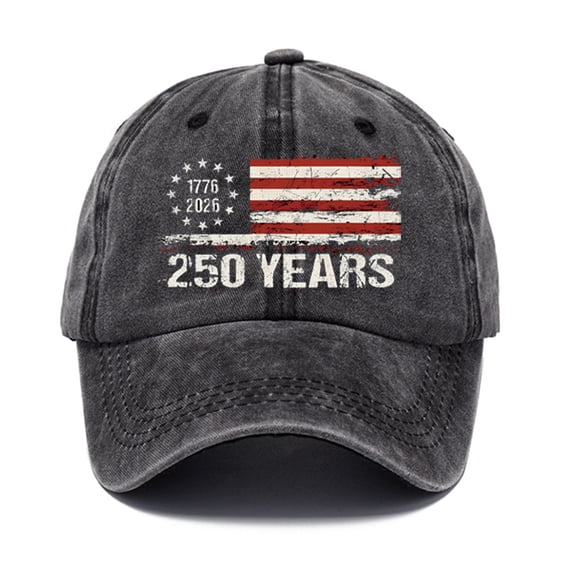 LQCrafK USA 250th Anniversary Snapback Baseball Cap 1776-2026 American Patriotic Print Hat For Men And Women