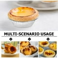 thumbnail image 2 of 200 bandejas de aluminio para tartaletas de huevo, moldes para pasteles, moldes para tartaletas de huevo, moldes pequeños para tartas de aluminio, 2 of 8