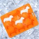 thumbnail image 2 of Moldes y bandeja para cubitos de hielo de silicona con forma de perro Dachshund, 2 of 4
