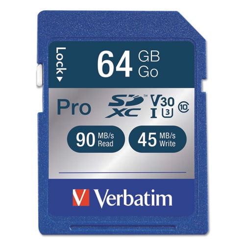 64GB Pro 600X SDXC Memory Card, UHS-I V30 U3 Class 10 64GB Pro 600X SDXC Memory Card, UHS-I V30 U3 Class 10