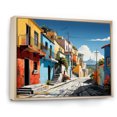 thumbnail image 2 of Designart "Pop Art Athens I" Athens Floater Framed Canvas Wall Art, 2 of 7