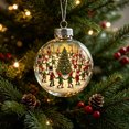 thumbnail image 2 of 1pc Clear Plastic Christmas Story Ball Ornament, Old Fashioned Scene Pendant for Tree Hanging Decor, Holiday Decor 3in, 2 of 7
