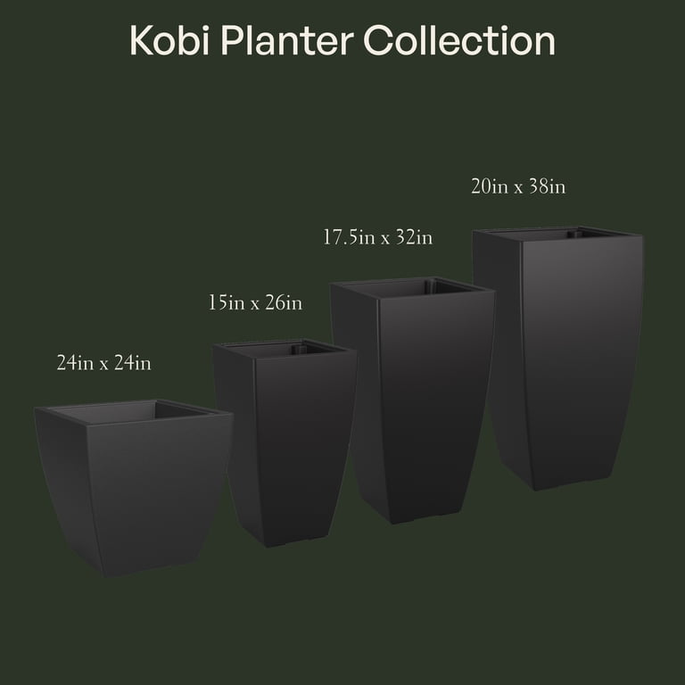 Mayne, Self-Watering Plastic Planter, 15