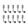 thumbnail image 4 of 10 piezas 3/8 pulgadas aire acondicionado 90 grados Beadlock aluminio empalmador de CA accesorios de manguera conector adaptador para coche camión vehículo de ingeniería, 4 of 5