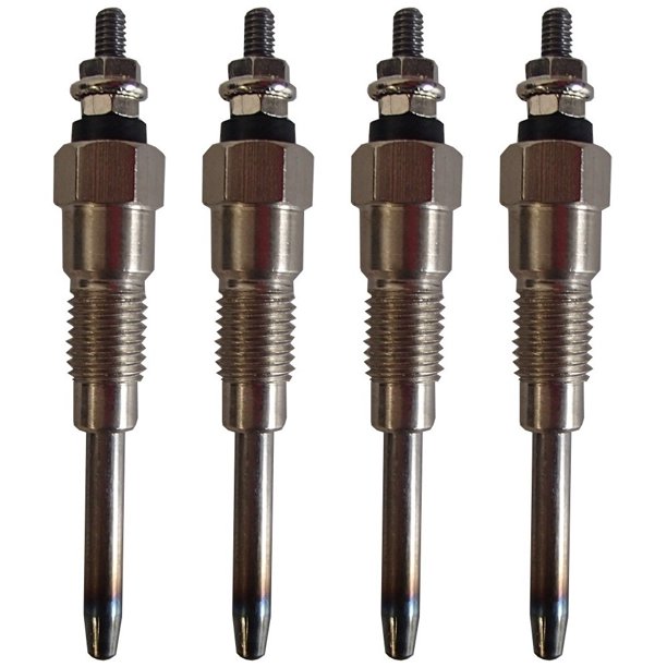 Set of (4) 6655233 Glow Plugs for Bobcat 753 Skid Steer Loader Kubota 3