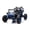 Blue, variant on Conchico 36V Powered Ride on Toy for Big Kids, 2 Seater Electric Ride on Car with Rear Wheel Suspension, Bluetooth, Max Speed 8 mph, Aged 6 , Black