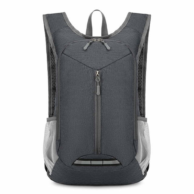 GPOECD Sac à Dos de Randonnée Léger Pliable pour randonnée Voyage Loisirs Grande Capacité Sac à Dos de Randonnée Gris Foncé, Taille Unique