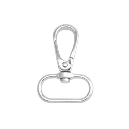 

Fenggtonqii Silvery 1 Inner Diameter Oval Ring Buckle Lobster Clasps Swivel Snap Hooks Pack of 40