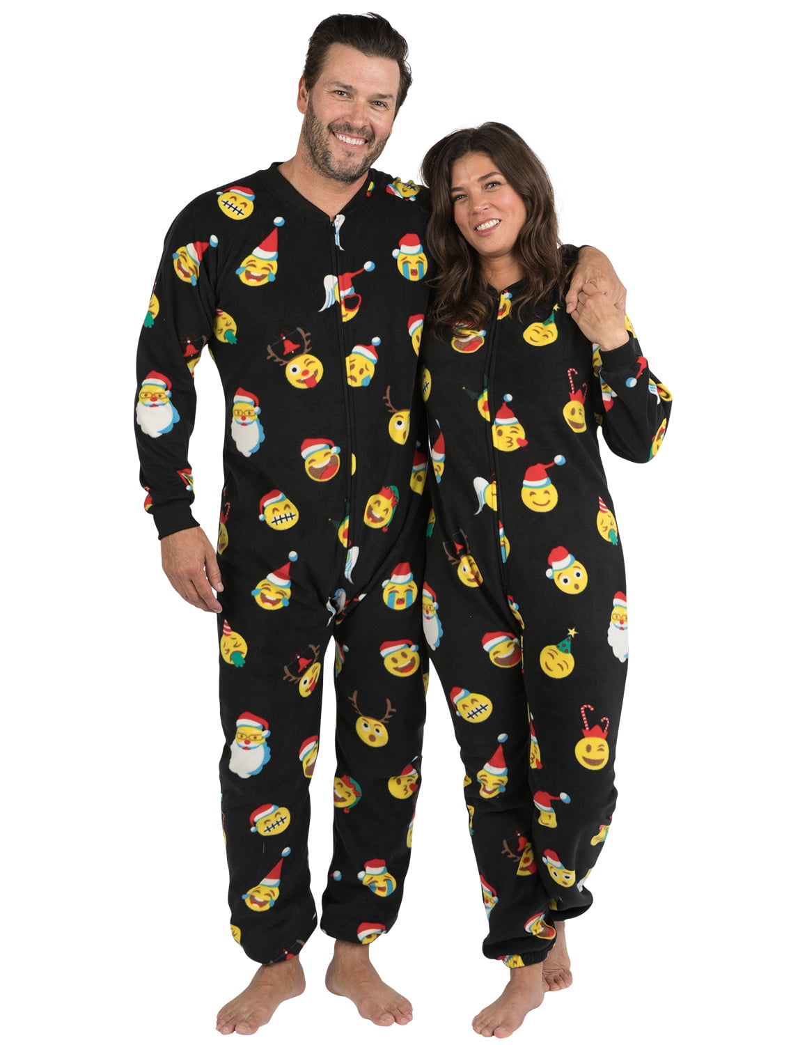 Alien Abduction Adult Footed Pajamas with Drop Seat 