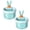 Blue, variant on ANXPTIME Rabbit Ears Themed Drain Strainer For Sink Hair And Food Waste Catcher Traps