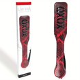thumbnail image 1 of 1pc SM Paddle Spanking - Leather Paddle for Adult Sex Toys and Bondage Restraints - Enhance Your BDSM Experience with this Powerful Whip, 1 of 4