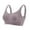Purple, variant on Woman's Thin-style Adjustable Underwear Full Coverage Soft Smoothing Bra Comfort Shaper Bra