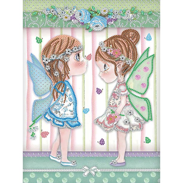 Cuadros Decorativos 5D Diamond Painting Elf Girl Forma especial parcial Taladro DIY Decoración del hogar Set Ehuebsd Nuevos Originales