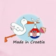 thumbnail image 2 of CafePress - Stork Baby Croatia Infant Bodysuit - Baby Light Bodysuit, Size Newborn - 24 Months, 2 of 4