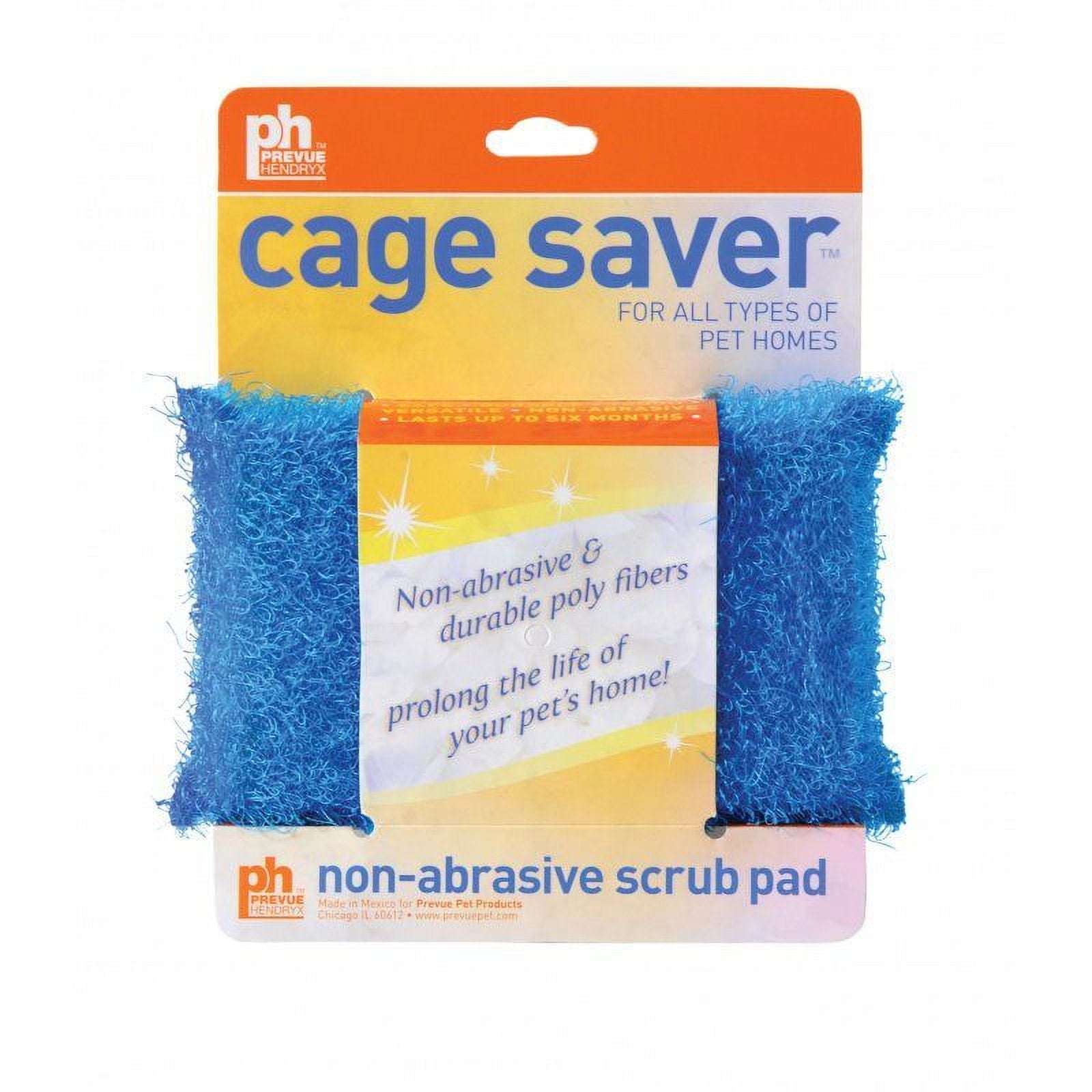 Prevue Cage Saver Non-Abrasive Scrub Pad [Bird, Miscellaneous] 1 Pack - (Assorted Colors)