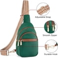 thumbnail image 5 of BZUEPRS Small Sling Bag for Women Leather Crossbody Bags Fanny Pack Chest Bag for Travel., 5 of 15
