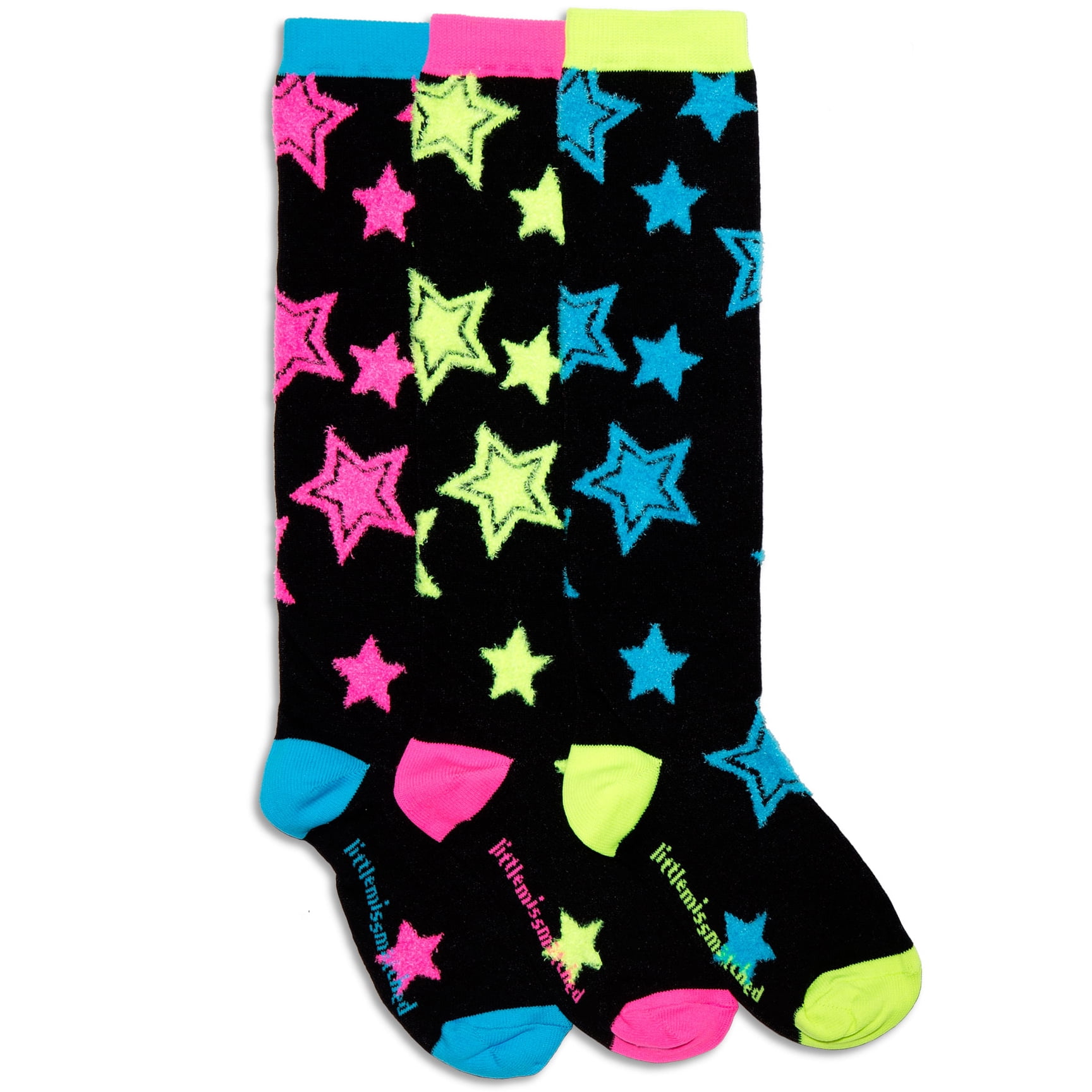 star fuzzy socks