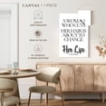 thumbnail image 5 of Elephant Stock Coco Chanel Hair Quote Wall Art - Vertical Canvas Wall Art - Living Room Wall Decor - Inspirational And Typography Canvas - White And Black Decor - 8" x 12", 5 of 8