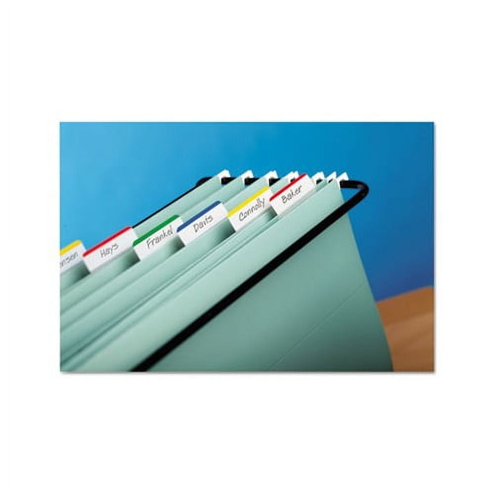 2" Angled Tabs Lined, 1/5-Cut Tabs, Assorted Primary Colors, 2" Wide, 24/Pack