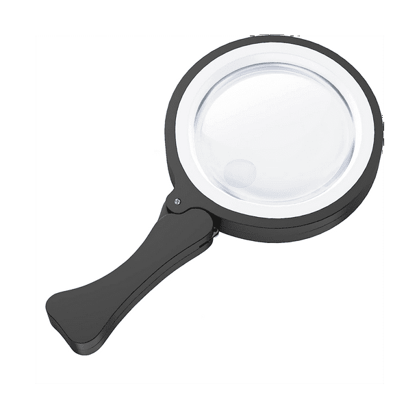 Magnifying Glass with 17 LED Light, 3X 6X Reading Magnifier, Portable