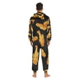 thumbnail image 6 of Fried Chicken Wings Adult Onesie Pajamas Slim Fit Christmas One Piece Suit Pjs for Women and Men Hooded Zipper, 6 of 7