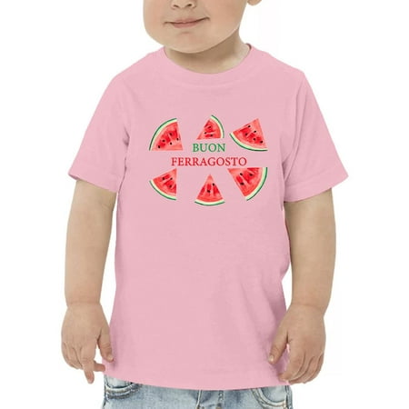 

Buon Ferragosto Watercolors T-Shirt Toddler -Image by Shutterstock 2 Toddler
