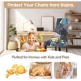 thumbnail image 6 of Dining Room Chair Covers Set of 4, Stretch Printed Parsons Chair Slipcovers Super Fit Removable Washable Kitchen Chair Protector Cover for Dining Room, Hotel, Ceremony (Geometric Pattern), 6 of 6