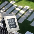 thumbnail image 3 of Lámpara LED empotrada para exteriores - Luces LED para paisajismo, foco LED resistente al agua IP67, foco LED de 12 V, luces empotradas cuadradas para exteriores, 3 of 5