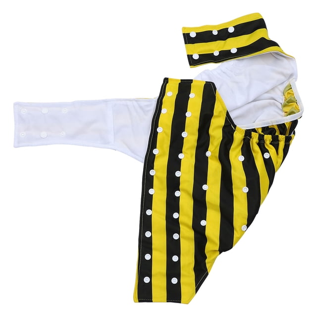 ORDDIART 1 Pcs Couche en Tissu Réutilisable pour Adulte pour Usage Extérieur Jaune pour Hommes et Femmes