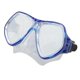 thumbnail image 2 of Gafas de buceo, gafas de natación de silicona, correa ajustable, vidrio templado, marco grueso, visión clara, antivaho para niños, adultos, natación, buceo, snorkel, azul, 2 of 14