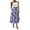 Royal Blue, variant on WTOBBY Women's Casual Bohemian Skirt Floral Print Design with Deep Pockets, Temperament Style Skirt for Vacation Travel and Daily Boho Chic Outfits,Beige L