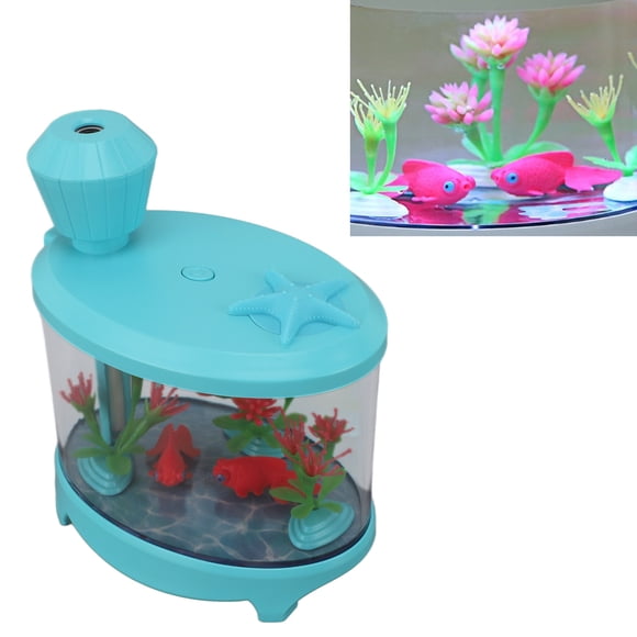 Humidificador USB Planta Creativa De Pescado Difusor De Plantas Mini Humidificador De Aire Luz Nocturna Para Regalos En Casa