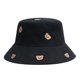 thumbnail image 1 of Sombrero de verano con circunferencia de 54-58 cm, sombrero de pescador con oso bordado para mujer, sombrero para lavabo, sombrero protector solar para exteriores, 1 of 5