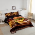 thumbnail image 2 of Erosebridal Hamburger Comforter Set Full,French Fries Bedding Set Adults Room Decor,Realistic Food Funny Bedding Comforter Sets Novelty Gifts Fried Chips Quilt Bed Set 3Pcs, 2 of 5