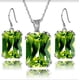 thumbnail image 2 of Conjunto de joyas HUOGUO para mujer, cristal coloreado y diamante retro, 2 of 2