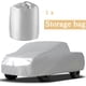thumbnail image 2 of LABLT Cubierta de cobertura completa para automóvil para todo tipo de clima, para exteriores e interiores, camioneta plateada, 2 of 7