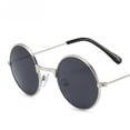 thumbnail image 2 of Gafas de sol retro para niños, redondas, de metal ligero, con personalidad, montura pequeña, divertidas, gafas Prince a la moda, 2 of 5