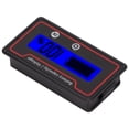 thumbnail image 1 of Battery Meter, 12V To 84V Battery Capacity Voltage Meter With Alarm, LCD Display Battery Capacity Gauge Indicator, For Lithium Battery, 1 of 8
