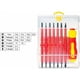 thumbnail image 5 of Juego de 7 destornilladores aislados para electricista de 500 V con destornillador probador, destornillador aislado con mango, destornillador aislado magnético intercambiable, kit de, 5 of 5