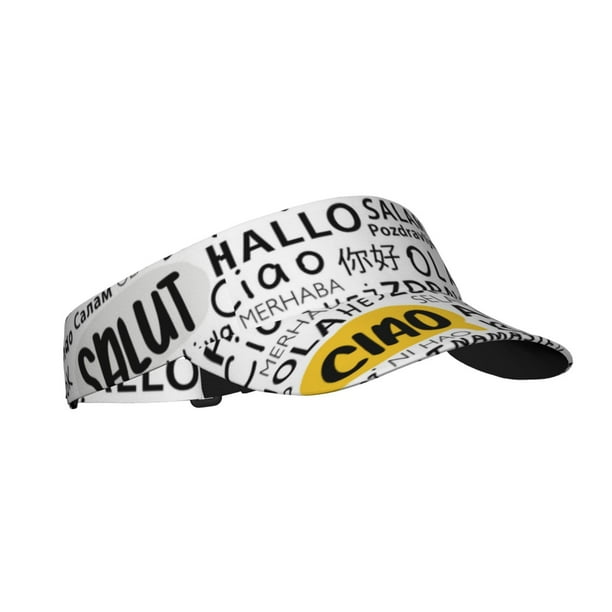 Balery Hello Gorra deportiva con visera ajustable para mujer y hombre (talla única)