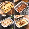thumbnail image 7 of 50 Pack 1Lb mini Loaf Pans Heavy Duty Disposable Aluminum Foil Bread Tins Standard Size 6" X 3.5" X 2.5" Oven Safe Sturdy Small Bread Tin Pans 1 Pound Loaf Pans, 7 of 7