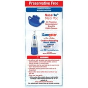 Neilmed Soothing Saline Nasal Sinus Rinse All Natural Relief, 100Ct
