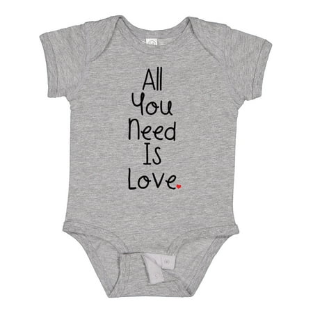 

Inktastic All You Need is Love Gift Baby Boy or Baby Girl Bodysuit