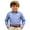 11#Blue655, variant on Lullu Boys Button Down Western Shirt Flower Embroidery Long Sleeve Shirt Top, Sizes 4-13