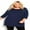 Navy, variant on Avenue Women's Plus Size Pickstix Plain Tunic Top